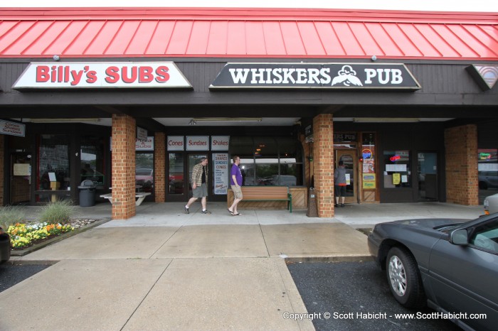 Lunch was at the always reliable Whiskers Pub.