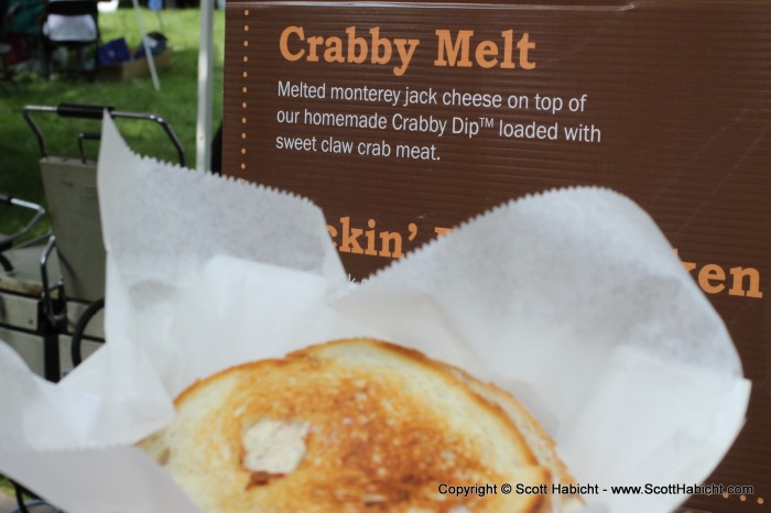 For lunch I had a Crabby Melt from the Grilled Cheese Company. It was really good and I would recommend their grilled cheese sandwiches.