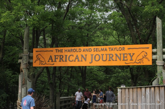 Then we headed over to the African section.