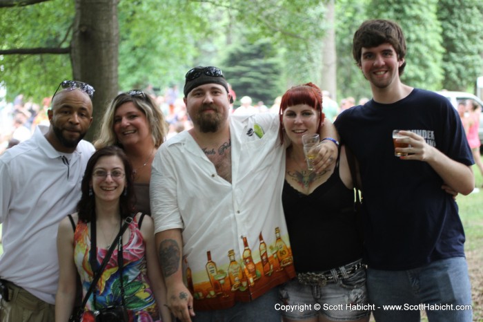 Everyone was in a jovial spirit, and these are some of the fine folks I met at the festival.