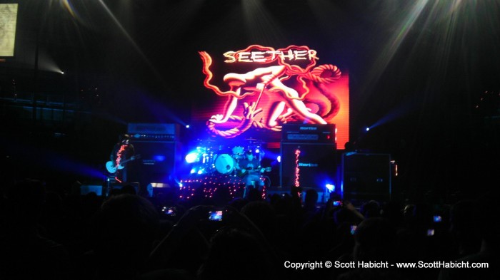 We were there to see Seether...