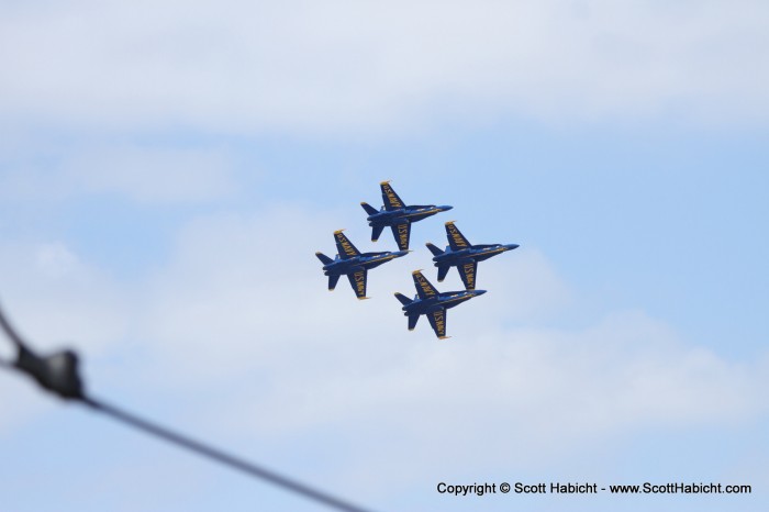 The Blue Angels came to Baltimore...