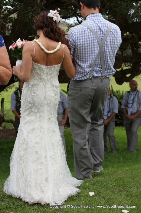 The back of dress shot.