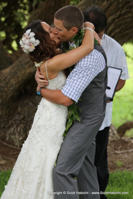 You may kiss the bride!!!!