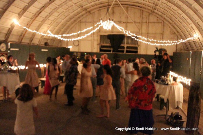 How the barn was turned into a dance hall.