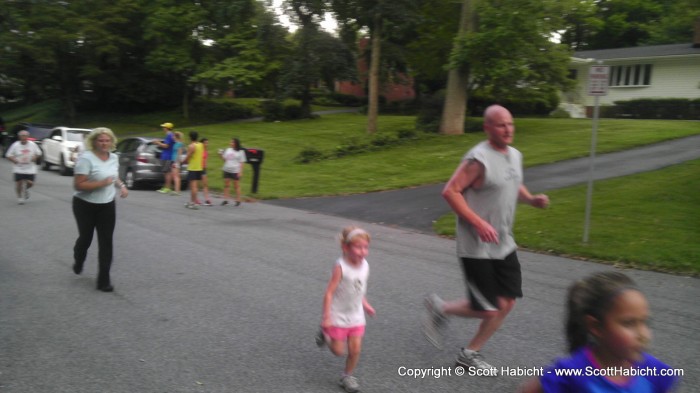 Brian and Erin both ran the race.