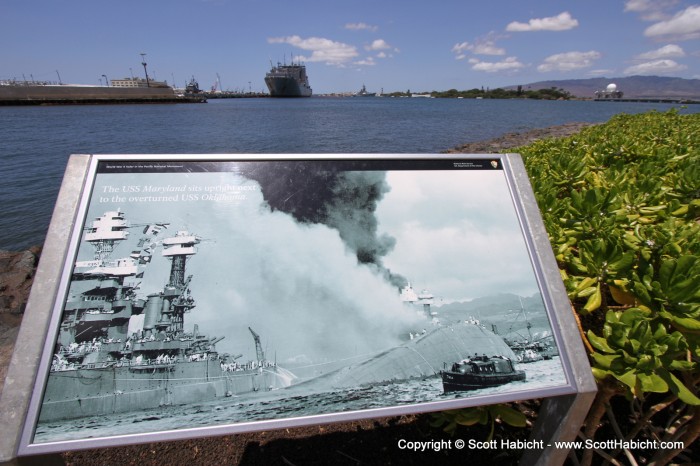 The USS Maryland took damage in the battle, and like the vast majority of the ships in harbor that day, returned to service after repairs.