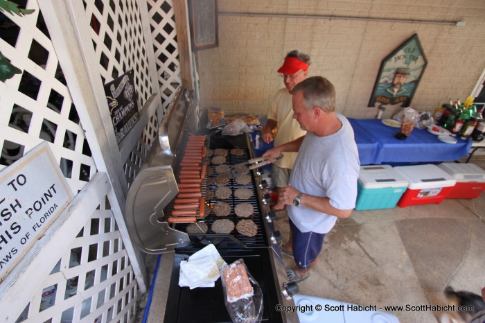 But there was plenty of grilled food, too.