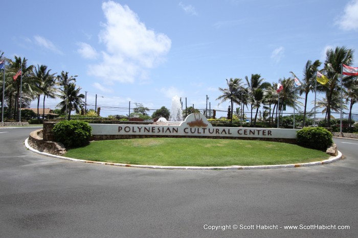 And then headed to the Polynesian Cultural Center for the day.