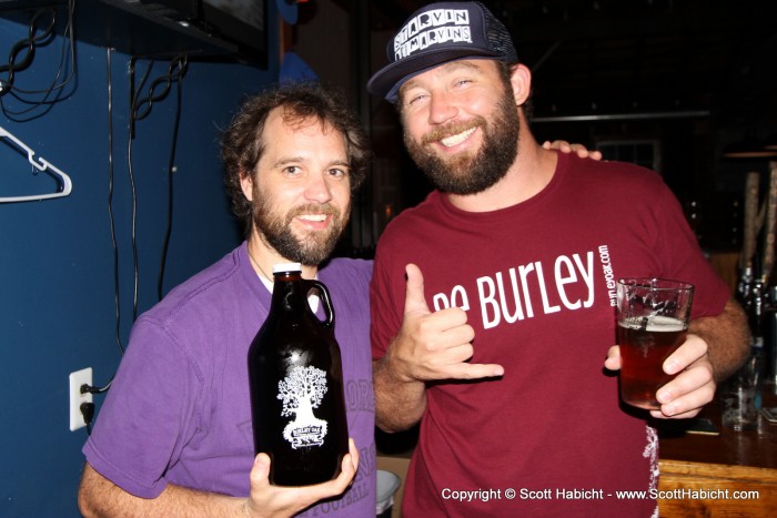 And I met with the owner Bryan Brushmiller and grabbed a growler of beer.