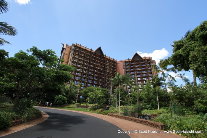 And headed to the Aulani Disney Resort.