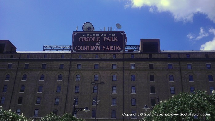 Kelli and I went to an Orioles game.