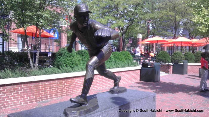 The Cal Ripken statue had recently been unveiled.