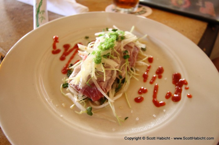 Raw tuna, honestly one of the best dishes the entire three weeks were were in Hawaii. We bought a second one after finishing the first.