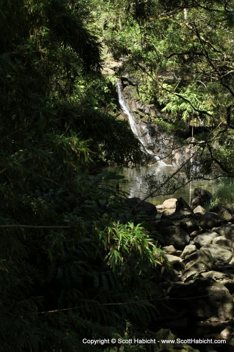 There were waterfalls every mile or so.