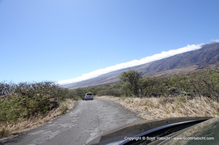 We made the bad decision to go all the way around the Island, instead of heading back the same way we came.