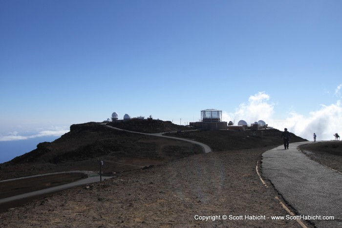 All so we could see the Haleakala Observatory...