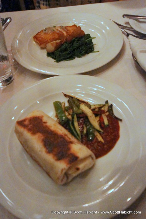 Overall, we hated the food on the ship. Since when is a burrito a good main course. Salmon was the only fish.