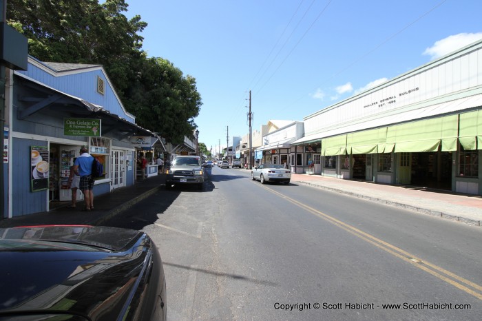 After the stop at Maui Brewing Co. we headed to the tourist town of Lahaina.