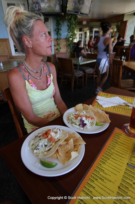 The tacos were so good we ordered another round after finishing these.