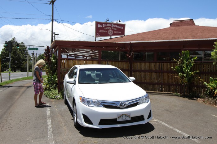 Our first full day, and we wasted no time heading to Big Island Brewhaus in Waimea.