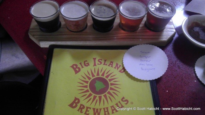 I tried a sampler to get a feel for their beers...