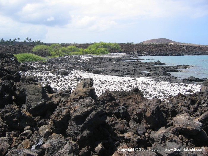 And it was cool seeing where the lava flow had finally met the ocean.