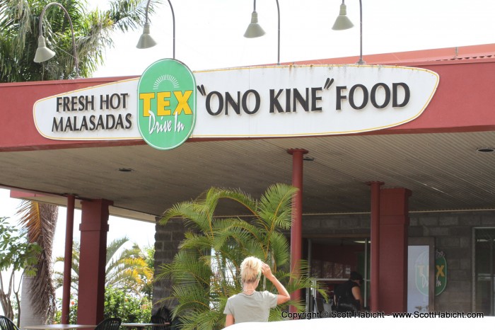 This was our big travel day on the Big Island, and after about 30 minutes of driving, it was malasada time.