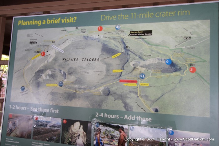 An overview of the active volcano, Kilauea.