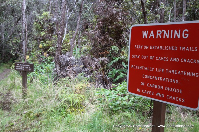 Now this is an adventure, walking around the caldera of an active volcano.