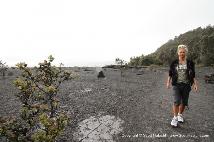 It's crazy to think this was hot bubbling lava in the past 100 years.