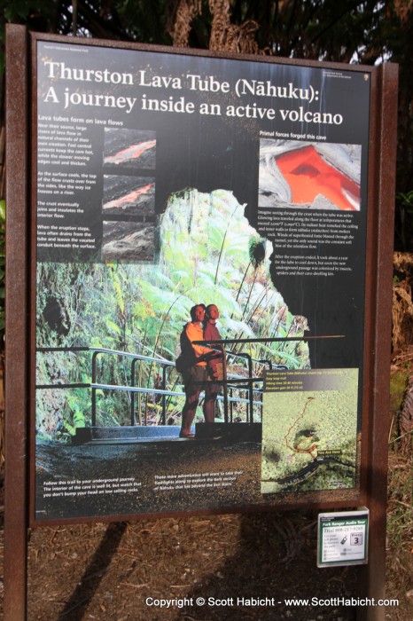 We had some time to kill before sunset so we went and checked out the Thurston Lava Tube (Nahuku).