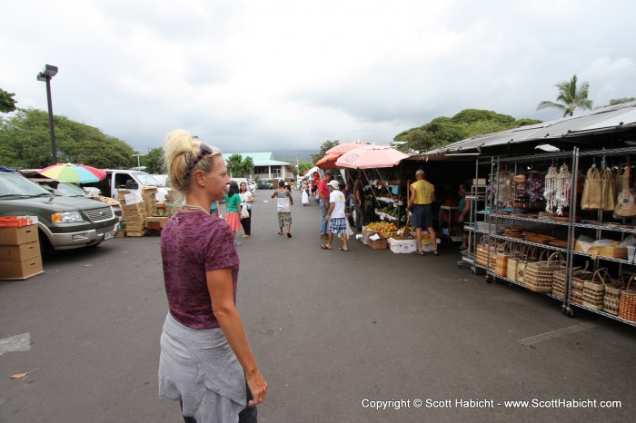 Later we went to downtown Kona...