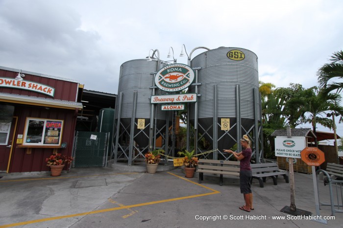 We headed back to the brewery for a drink before heading home.