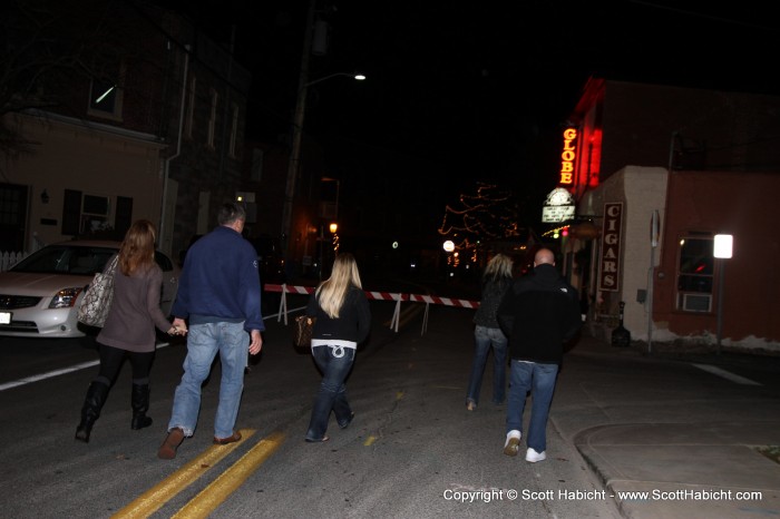 Later that night I met my cousin and some of his friends for a second Thanksgiving dinner in Berlin, MD at The Globe.