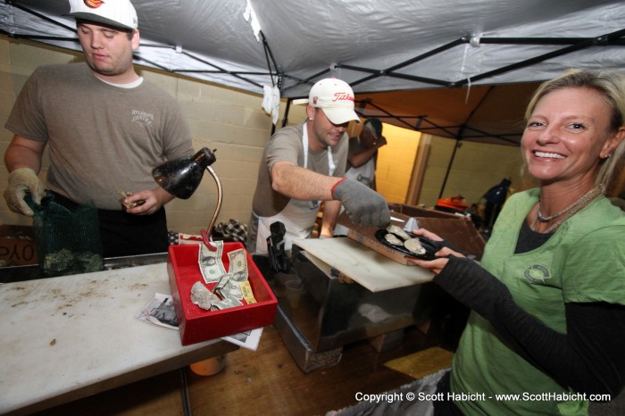 Later that night we went to Baltimore to see The Green, and there was an oyster fest going on next door at Ryleigh's.