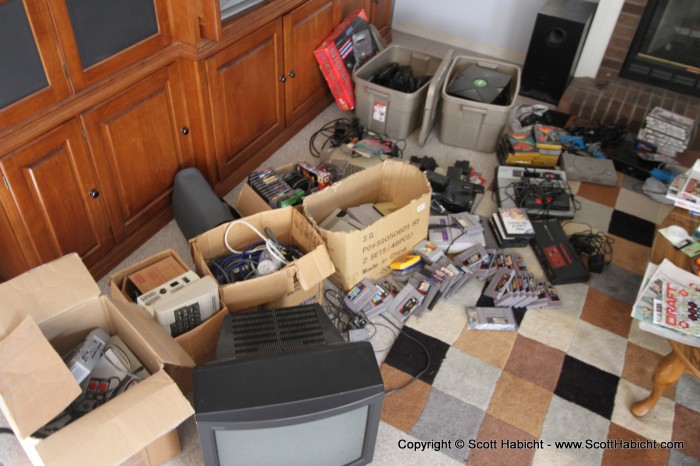 I had a ton of old video game systems that I donated to a childrens hospital.