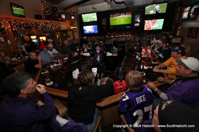 Then it was off to Jilly's for another Ravens game.