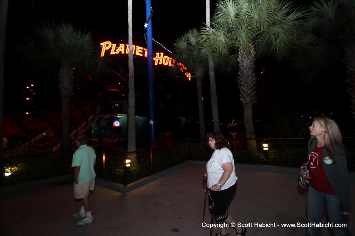 We went to Planet Hollywood for dinner before heading back to the room.