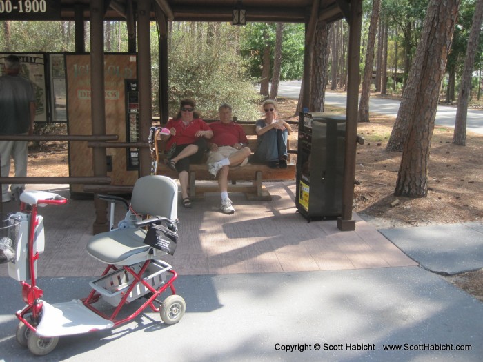 Our first morning there and we headed to Disney's Fort Wilderness Campground to meet my parents.