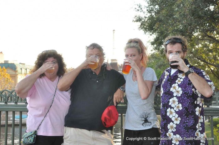 We all decided it was time to get a drink.