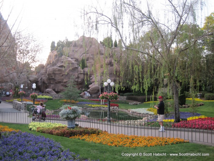 The garden area outside was very nice.