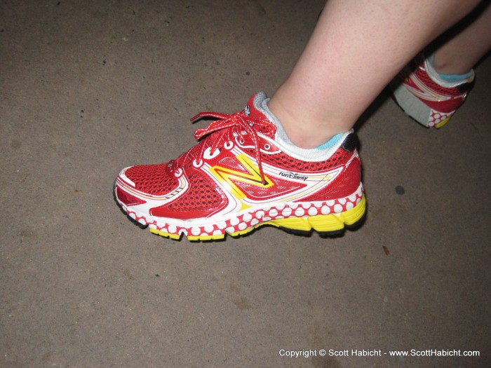 Kelli didn't buy a pair, but these were the Disney shoes you could get if you ran the race.