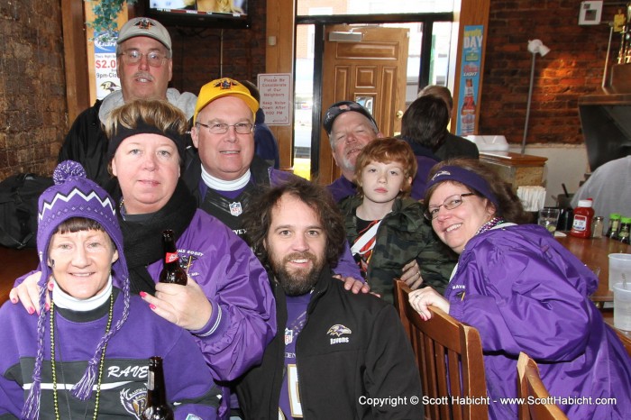 A group of the roost members met for a few drinks after the event in celebration.