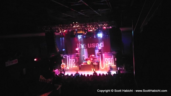 The band The Used at the 9:30 club.