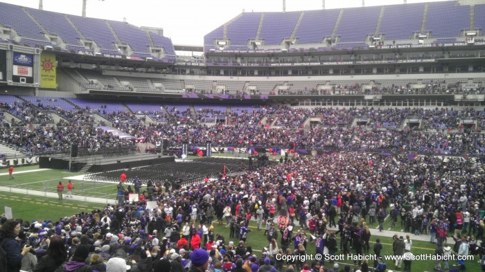 Baltimore for the Ravens Super Bowl victory parade. Check.