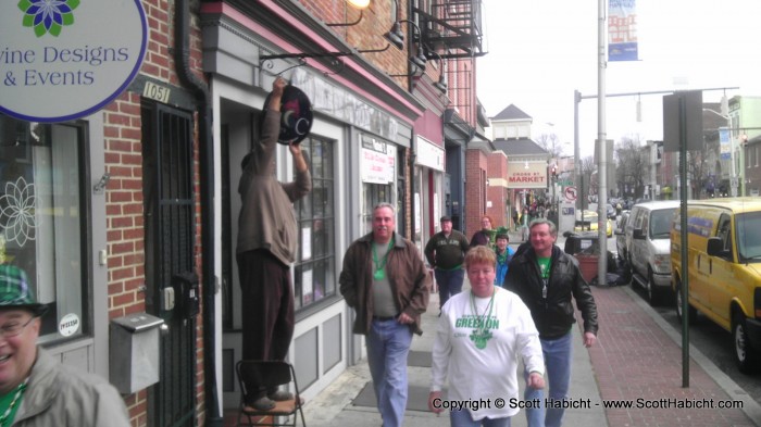 Bar hopping in Federal Hill.