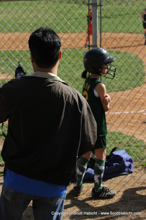 Pete was on hand to keep score for the day.