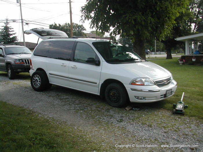 Apparently "trickin' out" the mini-van is a big thing there.