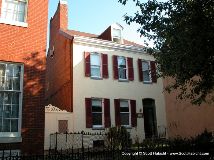 This is Megan's house, where the party was held.